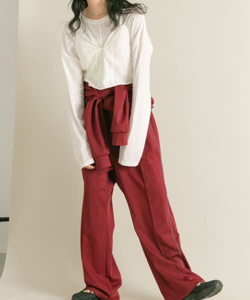 ＊＊KBF / ケービーエフ サロペット・オールインワン | トラックジャンプスーツ（BORDEAUX）