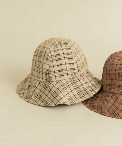＊＊KBF / ケービーエフ ハット | メトロチェックHAT（BEIGE）