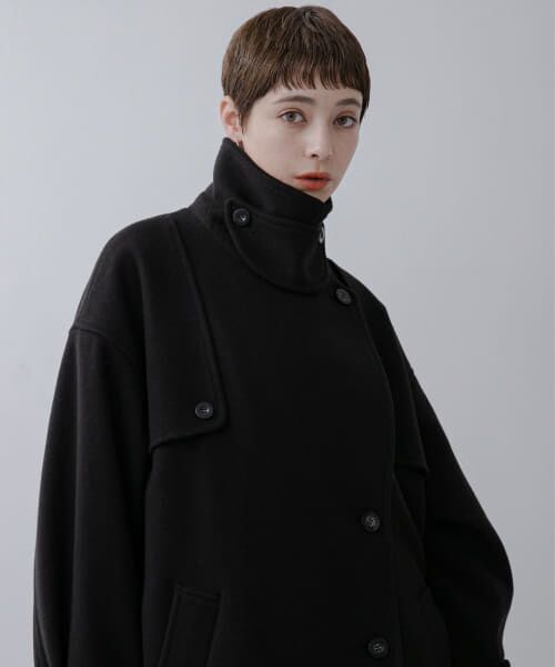leinwande ケープコート　ブラック kindal_8083000144709