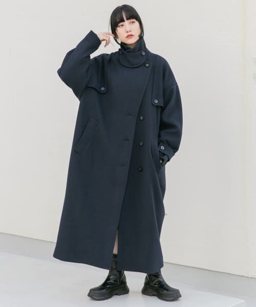 URBAN RESEARCH DOORS ダブルコクーンロングコートF URBAN RESEARCH DOORS ダブルコクーンロングコートF - メルカリ