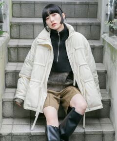 フロントリボン中綿ジャケット