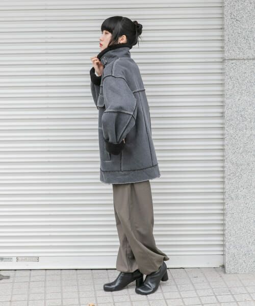 セール】 オーバーサイズボアジャケット （その他アウター