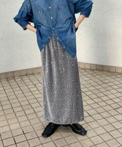 スパンコールスカート