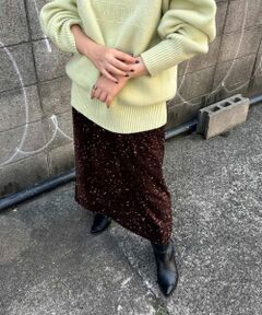 スパンコールスカート