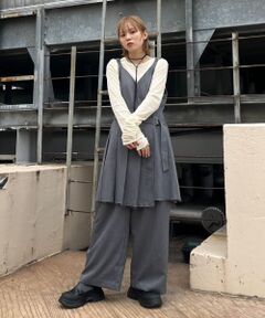 プリーツスカートSETサロペット