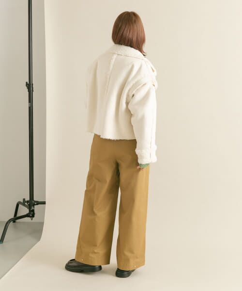 KBF 3WAYパテッドミドルジャケット　beige KBF 3WAYパテッドミドルジャケット beige