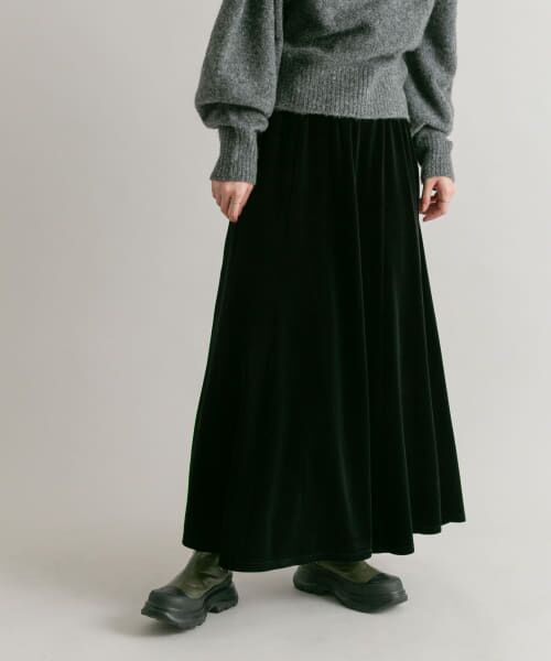 セール】 セミフレアベロアスカート （スカート）｜＊＊KBF