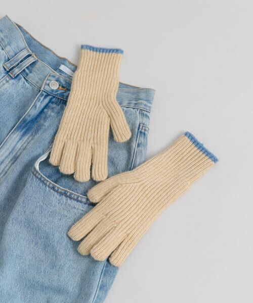 ＊＊KBF / ケービーエフ 手袋 | バイカラーグローブ（BEIGE）