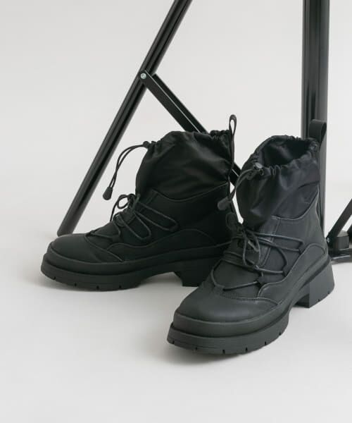 ＊＊KBF / ケービーエフ ブーツ（ショート丈） | タンクソールワークブーツ（BLACK）