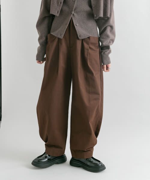 ＊＊KBF / ケービーエフ その他パンツ | ポケットディティールパンツ（BROWN）