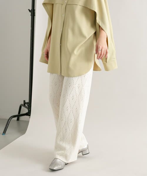 ＊＊KBF / ケービーエフ その他パンツ | モールヤーンニットパンツ（IVORY）