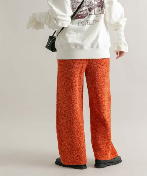 ＊＊KBF / ケービーエフ その他パンツ | モールヤーンニットパンツ（ORANGE）