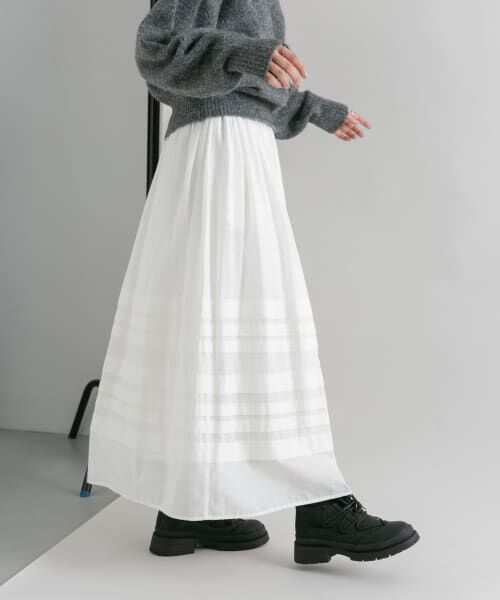 ＊＊KBF / ケービーエフ スカート | ボリュームタックスカート（OFF）