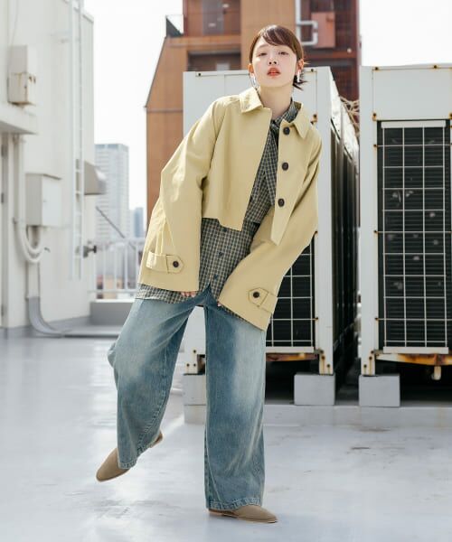 KBF BACKフレアショートジャケット KBF｜BACKフレアショートジャケット | Rakuten Fashion(楽天