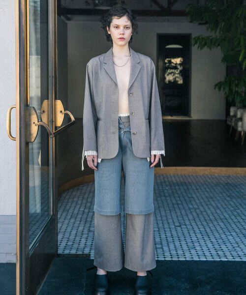 KBF レイヤードデザインジャケット KBF（ケイビーエフ）の「レイヤードデザインジャケット