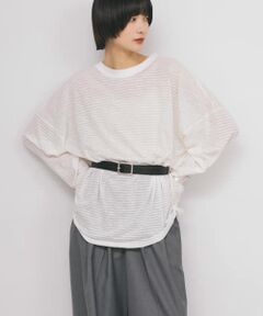 シアーボーダールーズカットソー