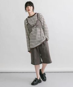 ビスチェSETボーダーニット