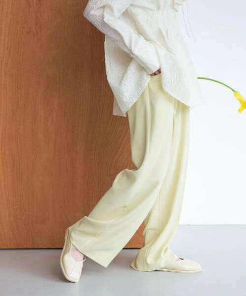 ＊＊KBF / ケービーエフ その他パンツ | ストレートスラックス（YELLOW BEG）