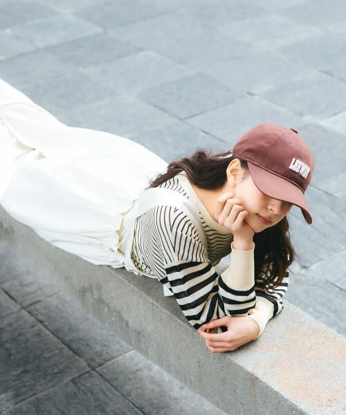 【完売】KBF プランプエンブロイダリーCAP キャップ 帽子 セール】 プランプエンブロイダリーサテンCAP （キャップ