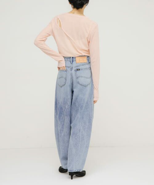 別注Lee×KBF 101 ハイウエストデニム Sサイズ 別注』Lee101×KBF BARREL PANTS(XS DARK USED): ボトム｜URBAN