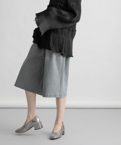 ＊＊KBF / ケービーエフ ショート・ハーフ・半端丈パンツ | ウォッシュドハーフパンツ（GRAY）