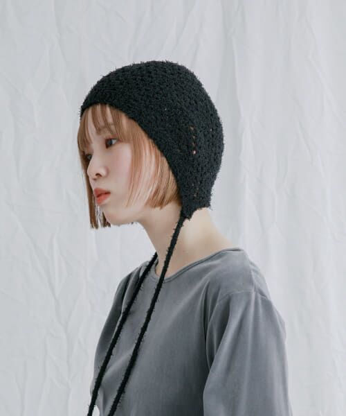 ＊＊KBF / ケービーエフ ニットキャップ | スプリングニットボンネット（BLACK）