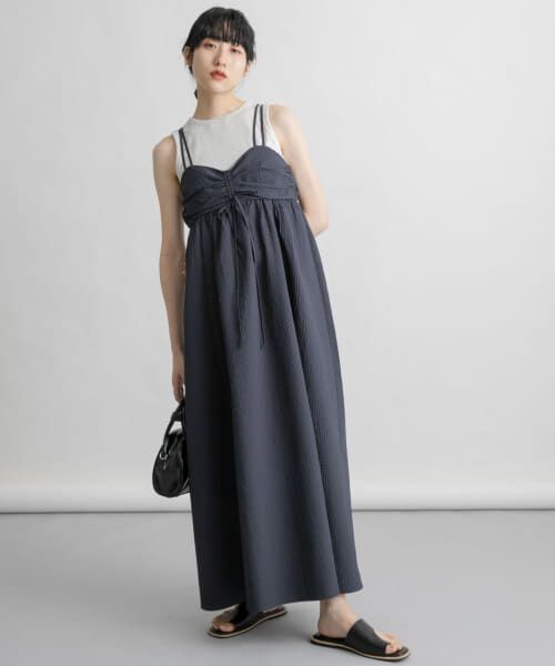 ワンピース確認用 7色展開】チェックティアードキャミワンピース | w closet