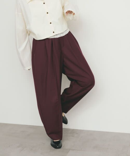 ＊＊KBF / ケービーエフ その他パンツ | カーブイージースラックス（BORDEAUX）