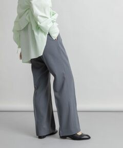 『2サイズ展開』ピンタックストレートパンツ