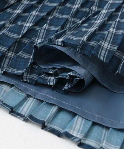 ちえページ セール】 シアーチェックプリーツスカート （スカート