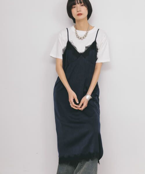 テンセルツイルＡラインワンピース KBF テンセルツイルAラインワンピース KBF