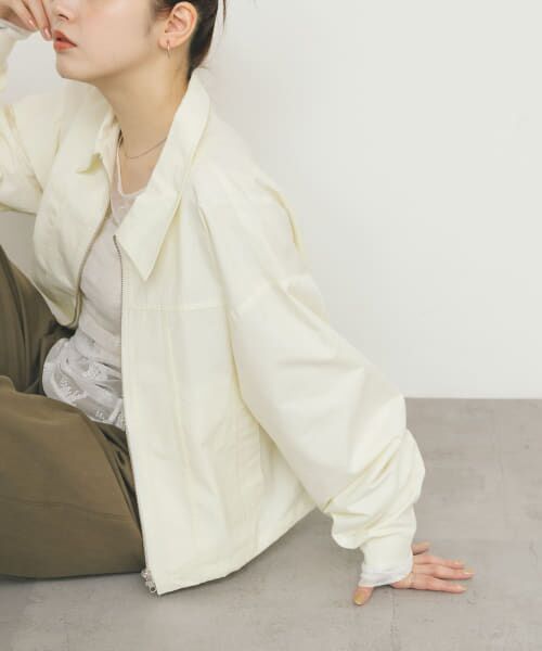 ＊＊KBF / ケービーエフ ブルゾン | ダッドZIPブルゾン（IVORY）