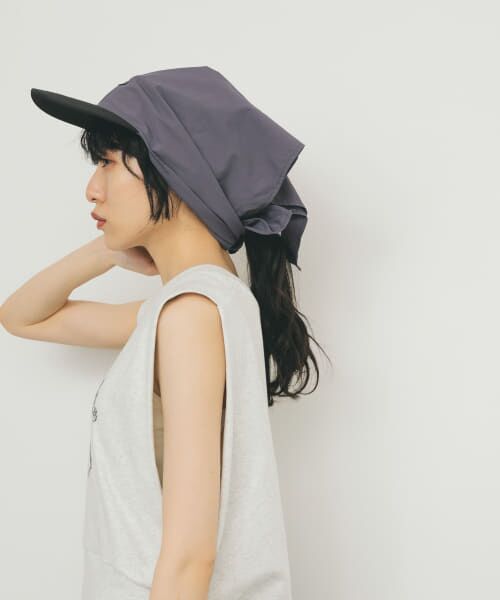 ＊＊KBF / ケービーエフ キャップ | スカーフCAP（BLUE GRAY）