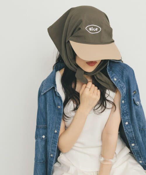 TAARR スカーフキャップ　ネイビー VZ ミニマルロゴボールキャップ / ネイビー - VARZAR | 60