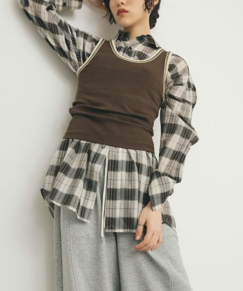 ifタンクトップ SLY | SQUARE NECK CUP IN TANK (タンクトップ ) |SHEL'TTER