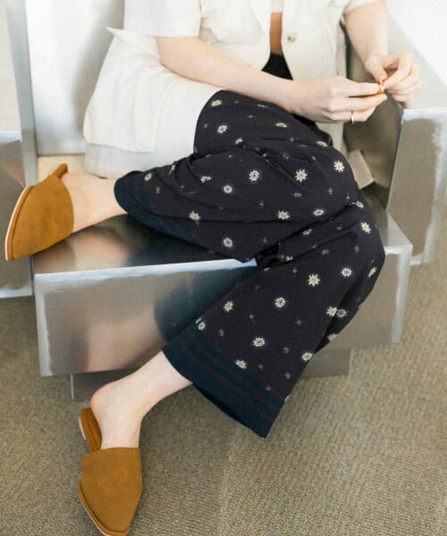 ＊＊KBF / ケービーエフ その他パンツ | アソートプリントパンツ（FLOWER BRN）