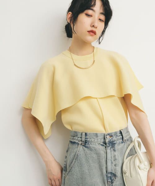 ＊＊KBF / ケービーエフ ニット・セーター | スリットスリーブニット（CREAM）