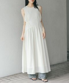 ノースリーブドロストワンピース