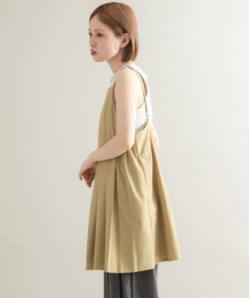 セール】 タックプリーツミニワンピース （ワンピース