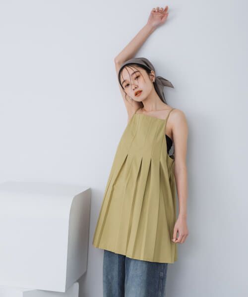 セール】 タックプリーツミニワンピース （ワンピース