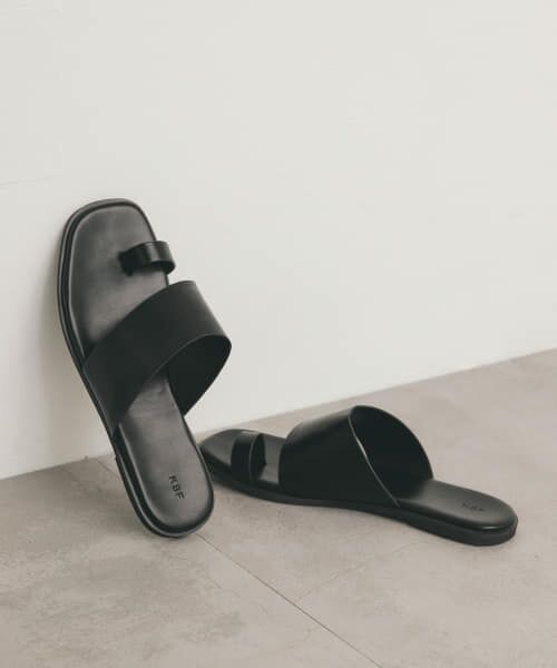 ＊＊KBF / ケービーエフ サンダル | シティトングサンダル（BLACK）