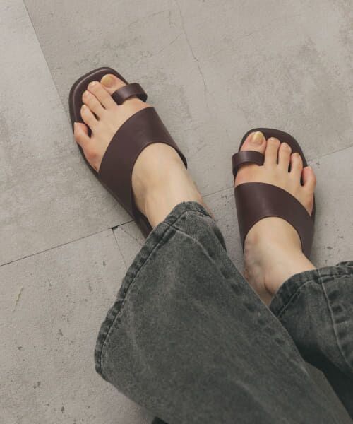 ＊＊KBF / ケービーエフ サンダル | シティトングサンダル（BURGUNDY）