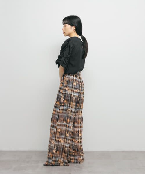 KBFシアージャガードワイドパンツ☆新品 KBFシアージャガードワイドパンツ☆新品 ケービーエフ KBF