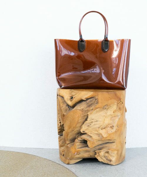 ＊＊KBF / ケービーエフ トートバッグ | クリアトートBAG（BROWN）