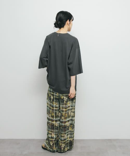 確認ページ kbf 袖フレアtシャツ セール】 バイカラーレースTEE （Tシャツ）｜＊＊KBF