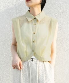 ショルダータックコンパクトシャツ