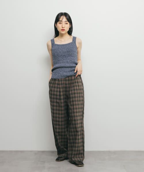 ISSEY MIYAKE チェック柄 カジュアルパンツ Sサイズ ISSEY MIYAKE チェック柄 カジュアルパンツ Sサイズ TYPE-O 016