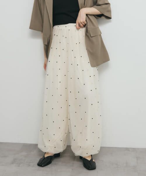 セール】 フロッキードットチュールバルーンパンツ （その他