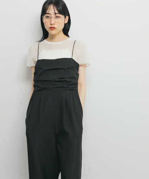 セール】 バックオープンキャミサロペット （サロペット