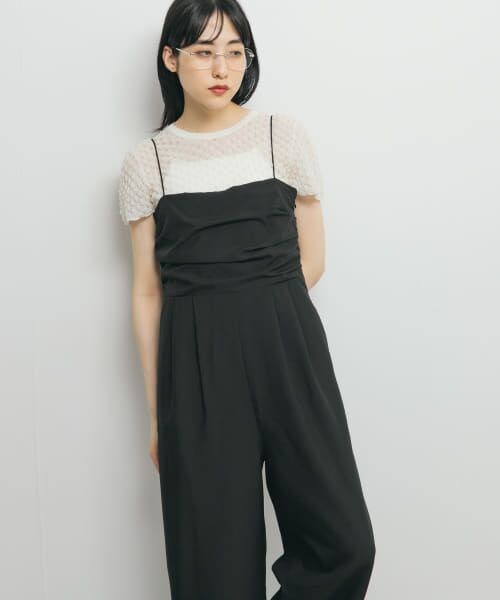 セール】 バックオープンキャミサロペット （サロペット